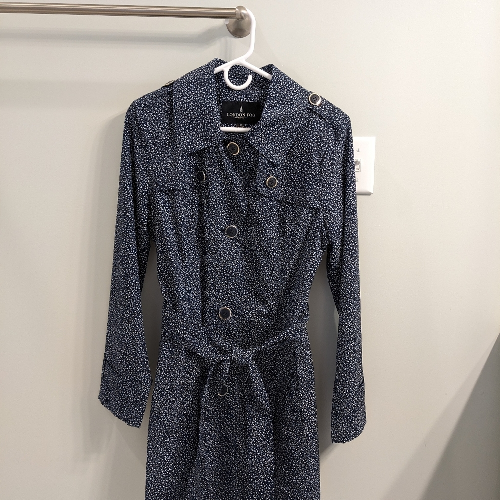 London Fog Knee length trench NWOT